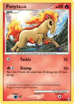 Ponyta 72 - Arceus Pokesingles