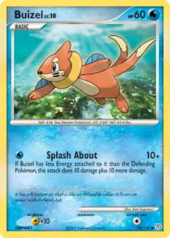 Buizel 72 - Diamond & Pearl Pokesingles