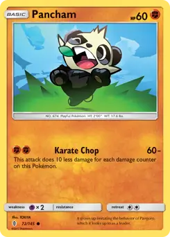 Pancham 72 - Guardians Rising Pokesingles