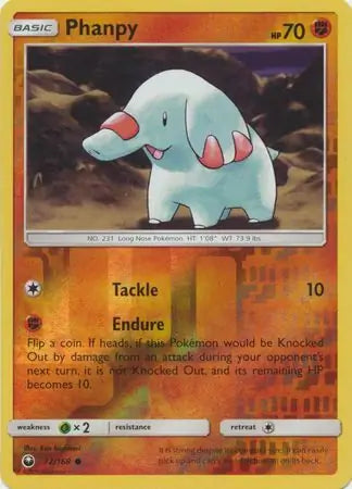 Phanpy Reverse Holo 72 - Celestial Storm Pokesingles