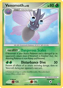 Venomoth 73 - Secret Wonders Pokesingles