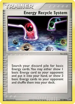 Energy Recycle System 73 - Power Keepers Pokesingles