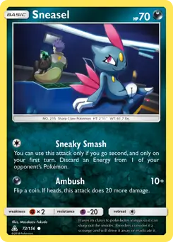 Sneasel 73 - Ultra Prism Pokesingles