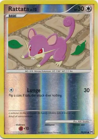 Rattata Reverse Holo 73 - Arceus Pokesingles