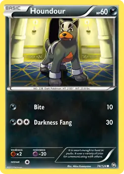 Houndour 74 - Dragons Exalted Pokesingles