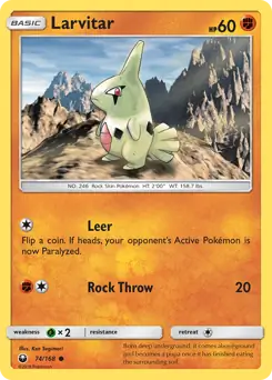 Larvitar 74 - Celestial Storm Pokesingles