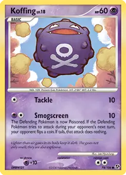 Koffing 74 - Great Encounters Pokesingles