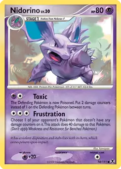 Nidorino 74 - Rising Rivals Pokesingles