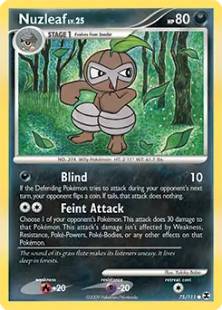 Nuzleaf 75 - Rising Rivals Pokesingles