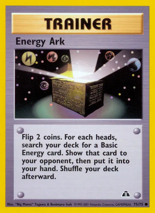 Energy Ark 75 - Neo Discovery Pokesingles