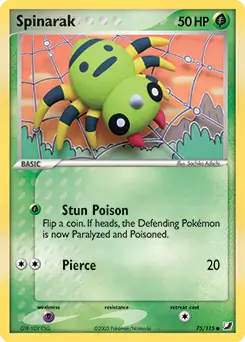 Spinarak 75 - Unseen Forces Pokesingles