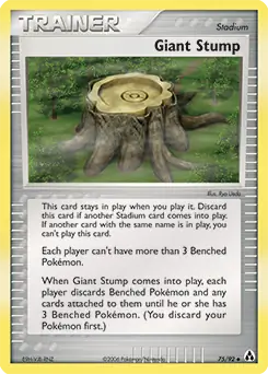Giant Stump 75 - Legend Maker Pokesingles