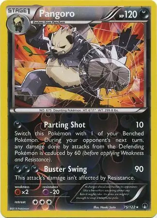 Pangoro Reverse Holo 75 - BreakPoint Pokesingles