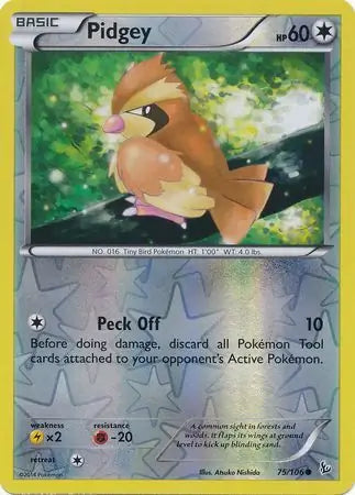 Pidgey Reverse Holo 75 - Flashfire Pokesingles