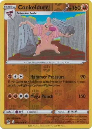 Conkeldurr Reverse Holo 075 - Battle Styles