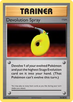Devolution Spray 76 - Evolutions Pokesingles