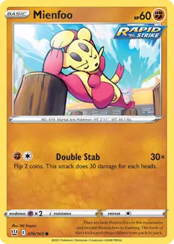 Mienfoo 076 - Battle Styles
