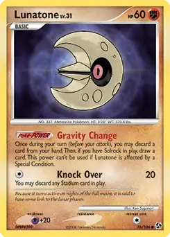 Lunatone 76 - Great Encounters Pokesingles