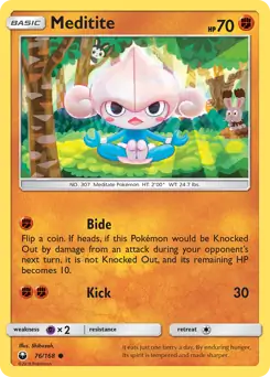 Meditite 76 - Celestial Storm Pokesingles
