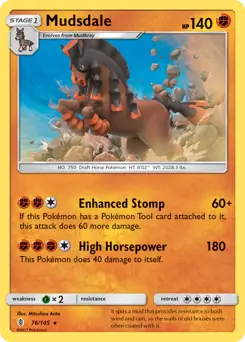 Mudsdale 76 - Guardians Rising Pokesingles