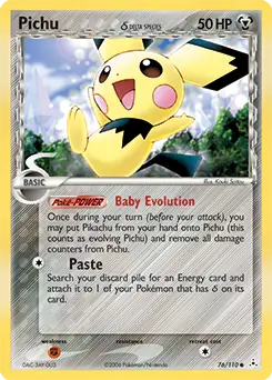Pichu 76 - Holon Phantoms Pokesingles