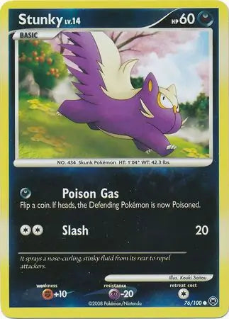 Stunky Reverse Holo 76 - Majestic Dawn Pokesingles