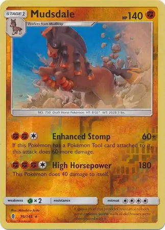 Mudsdale Reverse Holo 76 - Guardians Rising Pokesingles