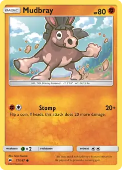 Mudbray 77 - Burning Shadows Pokesingles