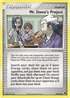 Mr. Stone's Project 77 - Dragon Frontiers Pokesingles