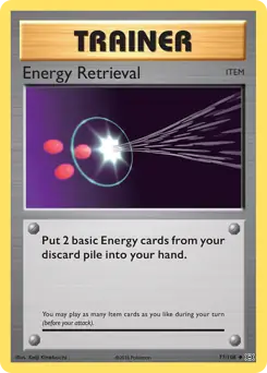 Energy Retrieval 77 - Evolutions Pokesingles