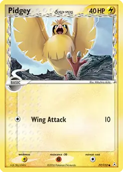 Pidgey 77 - Holon Phantoms Pokesingles