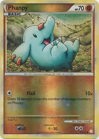 Phanpy Reverse Holo 77 - HeartGold SoulSilver Pokesingles