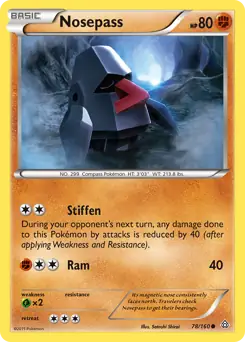 Nosepass 78 - Primal Clash Pokesingles