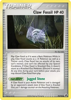 Claw Fossil 78 - Legend Maker Pokesingles