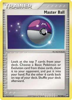 Master Ball 78 - Power Keepers Pokesingles