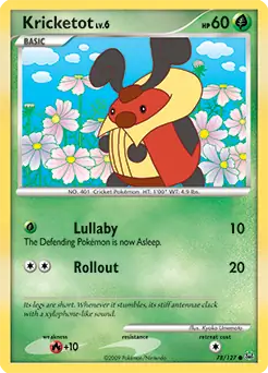 Kricketot 78 - Platinum Pokesingles
