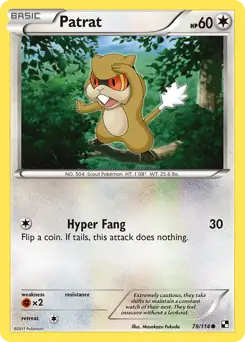 Patrat 78 - Black and White Base Pokesingles