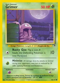 Grimer 78 - Legendary Collection Pokesingles