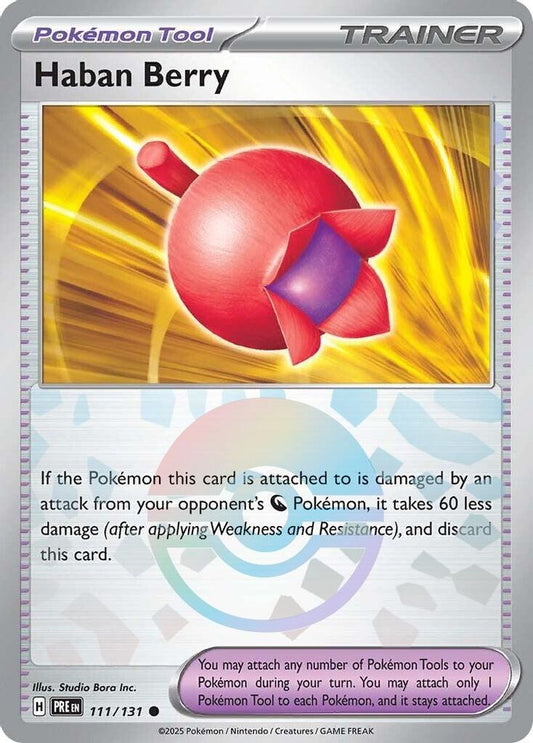 Haban Berry (Poke Ball Pattern) 111 - Prismatic Evolutions