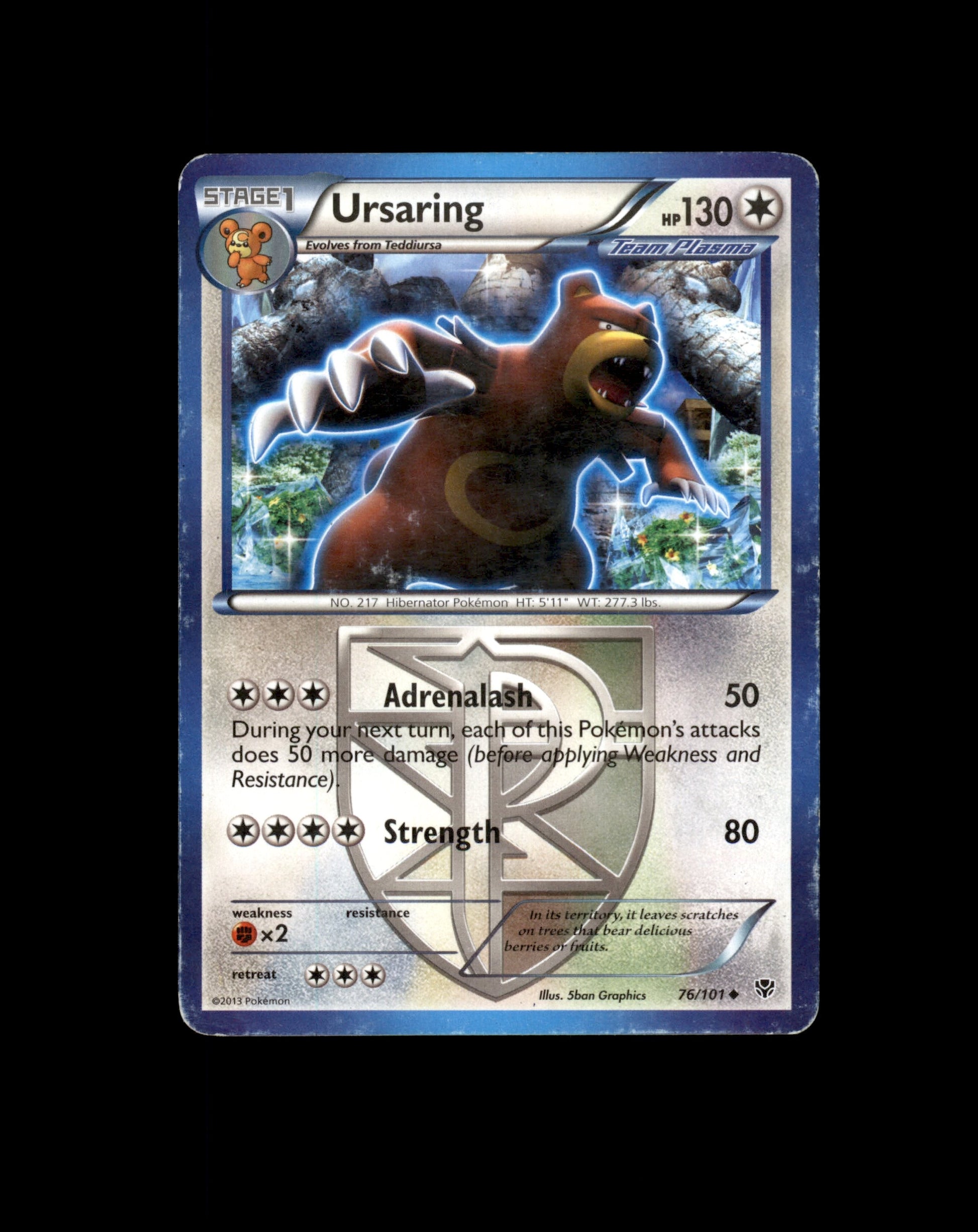 *SE BILDE FOR TILSTAND* Ursaring #76 Pokemon Plasma Blast Pokesingles