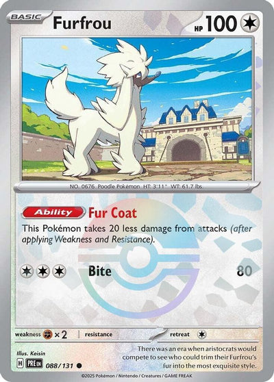 Furfrou (Poke Ball Pattern) 88 - Prismatic Evolutions