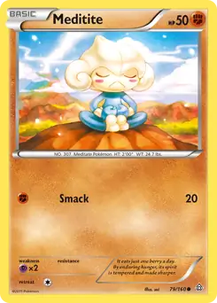 Meditite 79 - Primal Clash Pokesingles