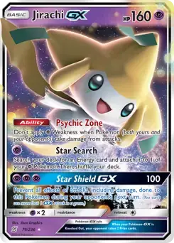 Jirachi GX Pokesingles
