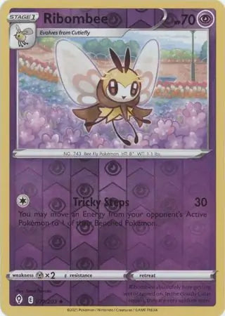 Ribombee Reverse Holo 079, Evolving Skies | Sword & Shield, , 5.00 kr, Pokesingles. Kjøp pokemon kort til lave priser hos oss.