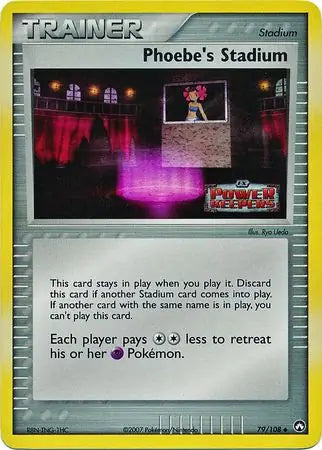 Phoebe's Stadium Reverse Holo 79 - Power Keepers Pokesingles