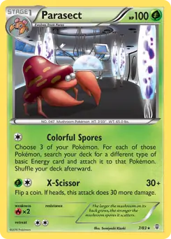 Parasect 7 - Generations Pokesingles