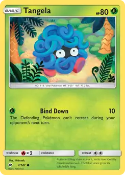 Tangela 7 - Burning Shadows Pokesingles