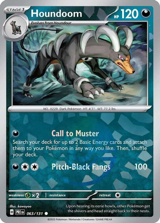 Houndoom (Poke Ball Pattern) 63 - Prismatic Evolutions