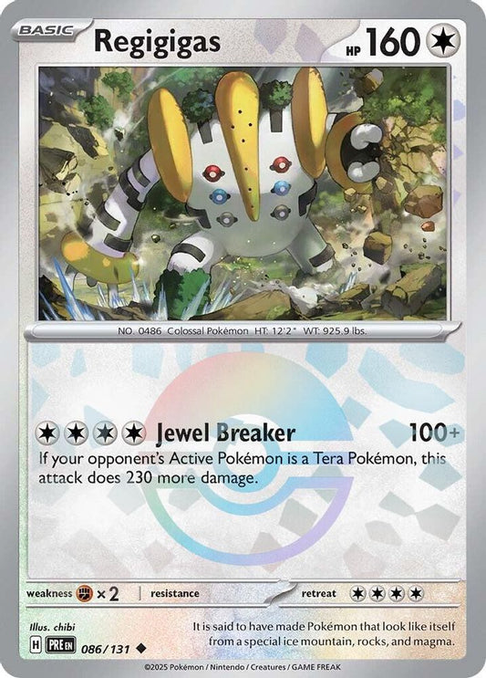 Regigigas (Poke Ball Pattern) 86 - Prismatic Evolutions