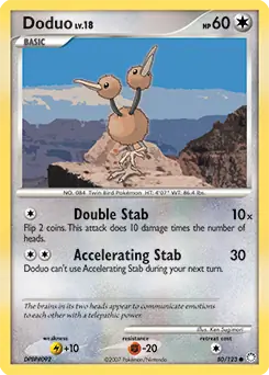 Doduo 80 - Mysterious Treasures Pokesingles
